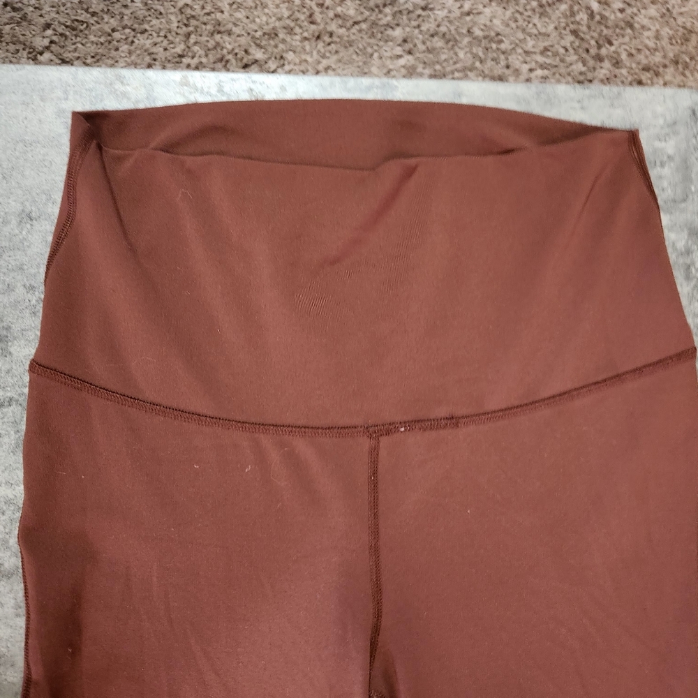 Fold Down Active Flare Leg Maternity Leggings - I… - image 3